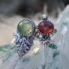 Size 8, Moon&Star sets, Emerald & Garnet