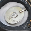 Pendant, Circle of Salt, Superstions & Lore, Chalcedony Druzy - You choose chain length!