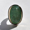 Size 6, Empress Rings, Emerald, Solid 14k Gold and Sterling Silver
