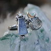 Size 9.25, Moon&Star sets, Dendritic Quartz & Topaz