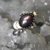 Size 8, Moon&Star Moon Drops, Star Sapphire