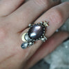 Size 8, Moon&Star Moon Drops, Star Sapphire
