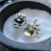 Size 6, Moon&Star sets, HALLOWEEN EDITION! Spinel & Quartz