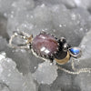 PENDANT, 20" chain, Moon Drops, Star Sapphire