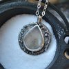 Pendant, Circle of Salt, Superstions & Lore, Lodolite Quartz