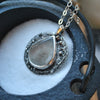 Pendant, Circle of Salt, Superstions & Lore, Lodolite Quartz