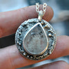 Pendant, Circle of Salt, Superstions & Lore, Lodolite Quartz