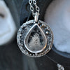 Pendant, Circle of Salt, Superstions & Lore, Lodolite Quartz