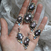 Size 8, Moon&Star Moon Drops, Star Sapphire