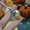 Pendant, Pumpkin-Cat in a Pumpkin hat!