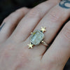Size 7.5, Moon&Star sets, Stardust, Topaz, Sterling and Fine Silver