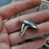 Size 8 - Trolleite, Sterling and Fine Silver and Brass Ring