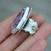 Size 6 - Conjuring Jewels, Chrysoprase, Sterling and Fine Silver and Brass