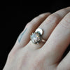 Size 5.5, Moon&Star sets, Cosmic Peach, Imperial Topaz Sterling and Fine Silver