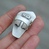 Size 7 - Conjuring Jewels, Lepidolite, Sterling and Fine Silver and Brass