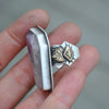 Size 7 - Conjuring Jewels, Lepidolite, Sterling and Fine Silver and Brass