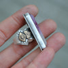 Size 7 - Conjuring Jewels, Lepidolite, Sterling and Fine Silver and Brass