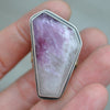 Size 7 - Conjuring Jewels, Lepidolite, Sterling and Fine Silver and Brass