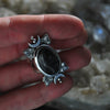 Size 5.5, Shadowed Moonlight, Black Moonstone