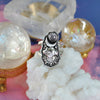 Size 8, Dreamscape, Star Rose Quartz, Sterling and Fine Silver