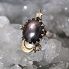 Size 7, Moon&Star Fortuna, Star Sapphire, Sterling and Fine Silver and Brass