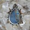 Size 10, Ethereal Moonlight, Rainbow Moonstone
