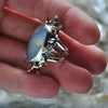 Size 6, Ethereal Moonlight, Rainbow Moonstone