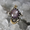 Size 10, Moon&Star Fortuna, Star Sapphire, Sterling and Fine Silver and Brass