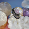SIZE 7, Star Gazing Oracle, Cat Eye Kunzite, Sterling and Fine Silver