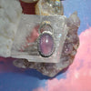 PENDANT, Purple Chalcedony, Dreamscape Amulet, Sterling and Fine Silver