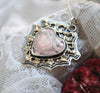 Pendant, Lover's Ivy, Argentinian rhodochrosite