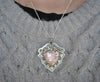 Pendant, Lover's Ivy, Argentinian rhodochrosite