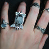 Size 5.5, Shadowed Moonlight, Black Moonstone