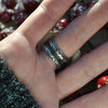 Size 8.25, Yuletide Comforts, Garnet & Gem Serpentine