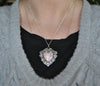 Pendant, Lover's Ivy, Argentinian rhodochrosite