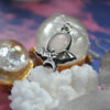 PENDANT, Dreamscape Moon Bat with Opal