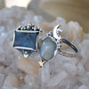 Size 10, Moon&Star sets, Gilalite Quartz & Moonstone