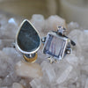 Size 7, Moon&Star sets, White Sapphire & Moonstone