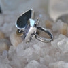 Size 7, Moon&Star sets, White Sapphire & Moonstone