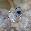 Size 6, Moon&Star sets, White Sapphire & Moonstone
