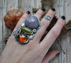 SIZE 6.75 Hallo-uary Feb-O-Ween! Sleepy Hollow Pumpkin Patch ring!