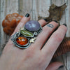 SIZE 6.75 Hallo-uary Feb-O-Ween! Sleepy Hollow Pumpkin Patch ring!
