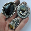 Size 9, Star Sparks, Firey Labradorite