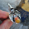 Size 6.5, BAT Witch Kitty Flies off with a Candy Corn!
