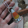 PENDANT Hallo-uary Feb-O-Ween! MONSTER candy corn!
