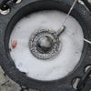 DISCOUNTED, Circle of Salt, Pendant, Superstions & Lore, White Sapphire