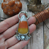 PENDANT Hallo-uary Feb-O-Ween! MONSTER candy corn!