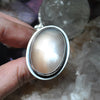 Size 6.5, Heart of the Mountain Rings, Velvet Pearl Moonstone