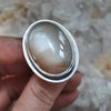 Size 6.5, Heart of the Mountain Rings, Velvet Pearl Moonstone