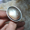 Size 6.5, Heart of the Mountain Rings, Velvet Pearl Moonstone